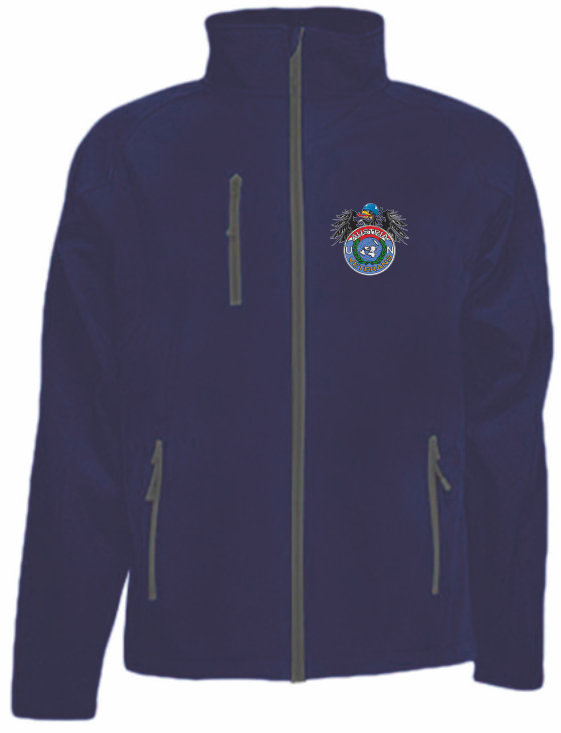 (Bild für) Softshell Jacke UN Veterans Logo mit Adler klein (2 Farben)